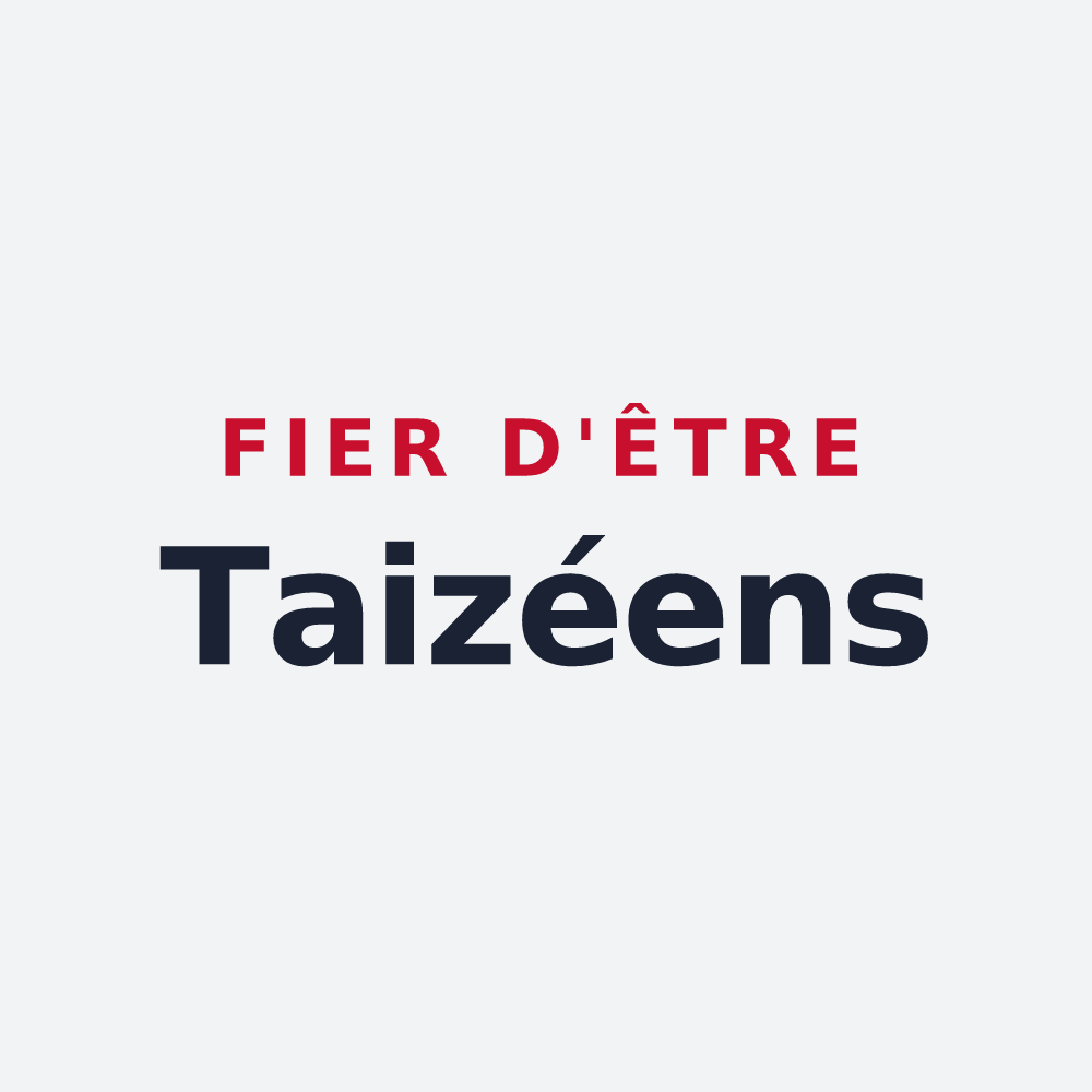 Poster « Fier d'être Taizéens » — design pour Taizé-Aizie