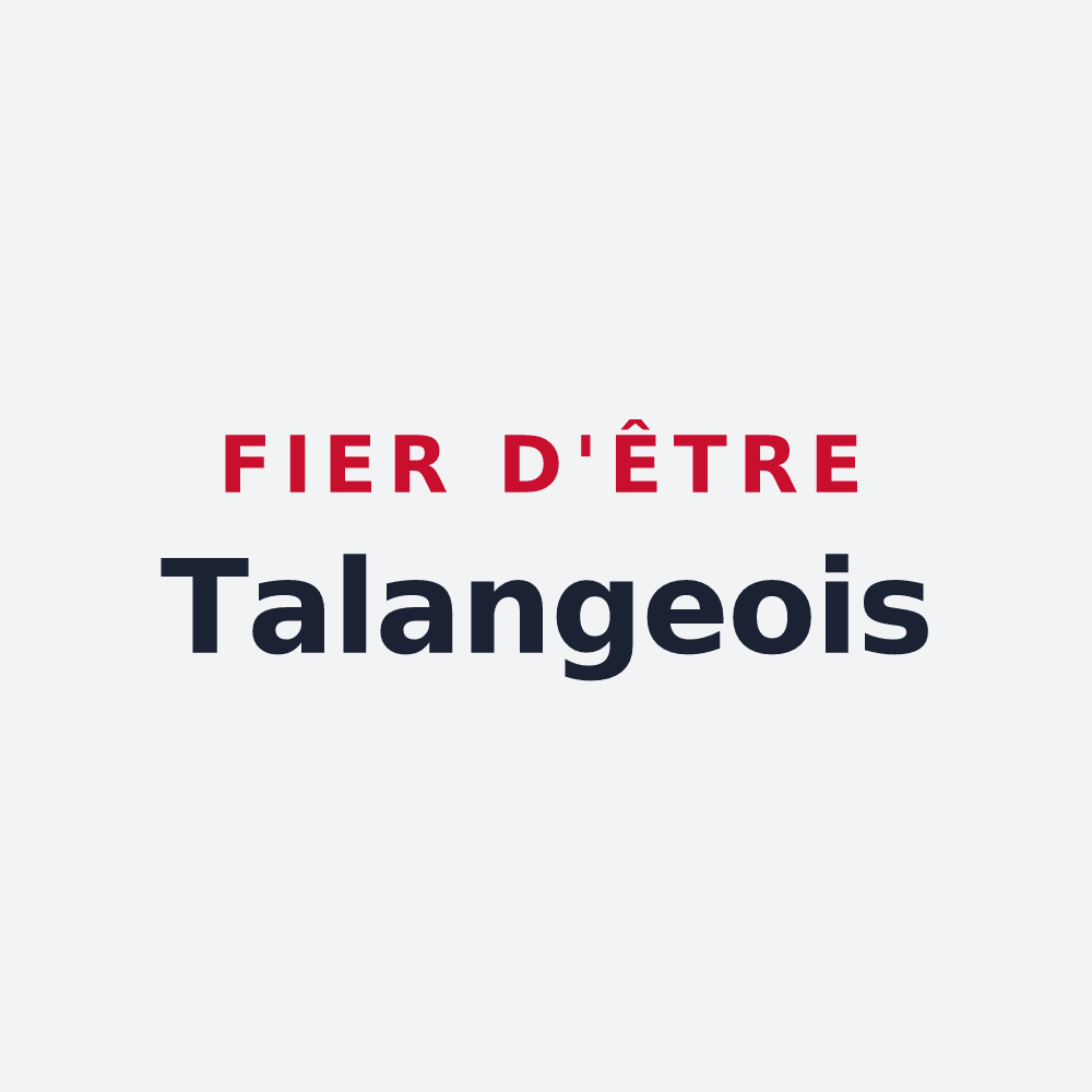 Poster « Fier d'être Talangeois » — design pour Talange
