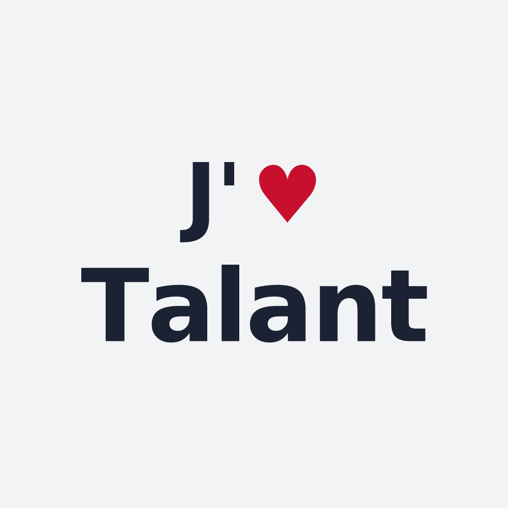 Poster personnalisé Talant — design J'aime Talant