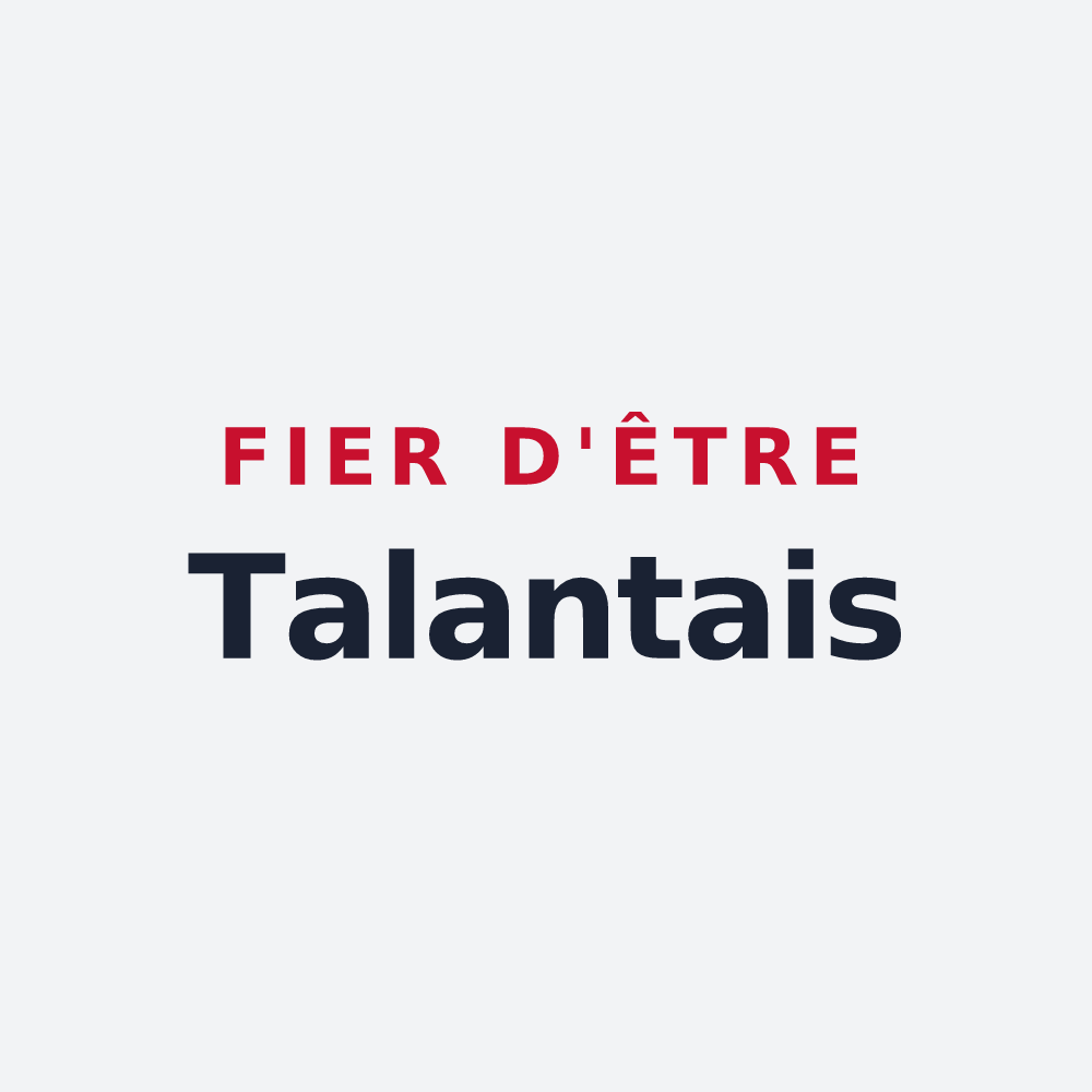 Poster « Fier d'être Talantais » — design pour Talant