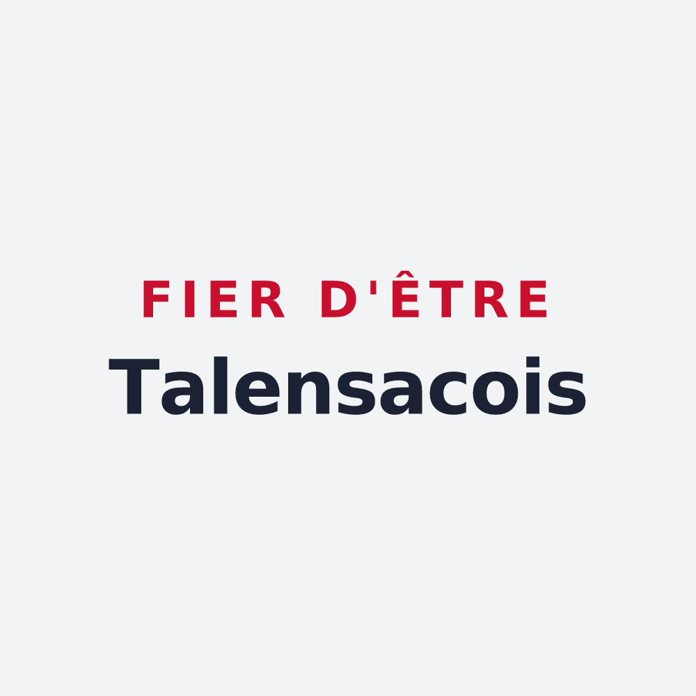 Poster « Fier d'être Talensacois » — design pour Talensac