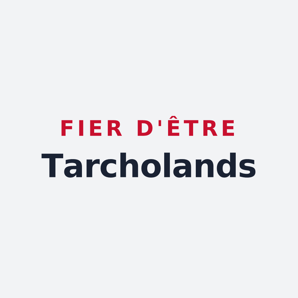 Poster « Fier d'être Tarcholands » — design pour Talissieu