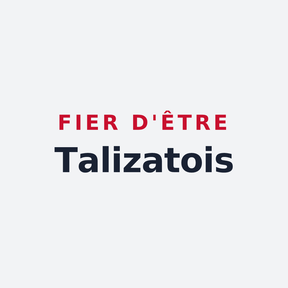 Poster « Fier d'être Talizatois » — design pour Talizat