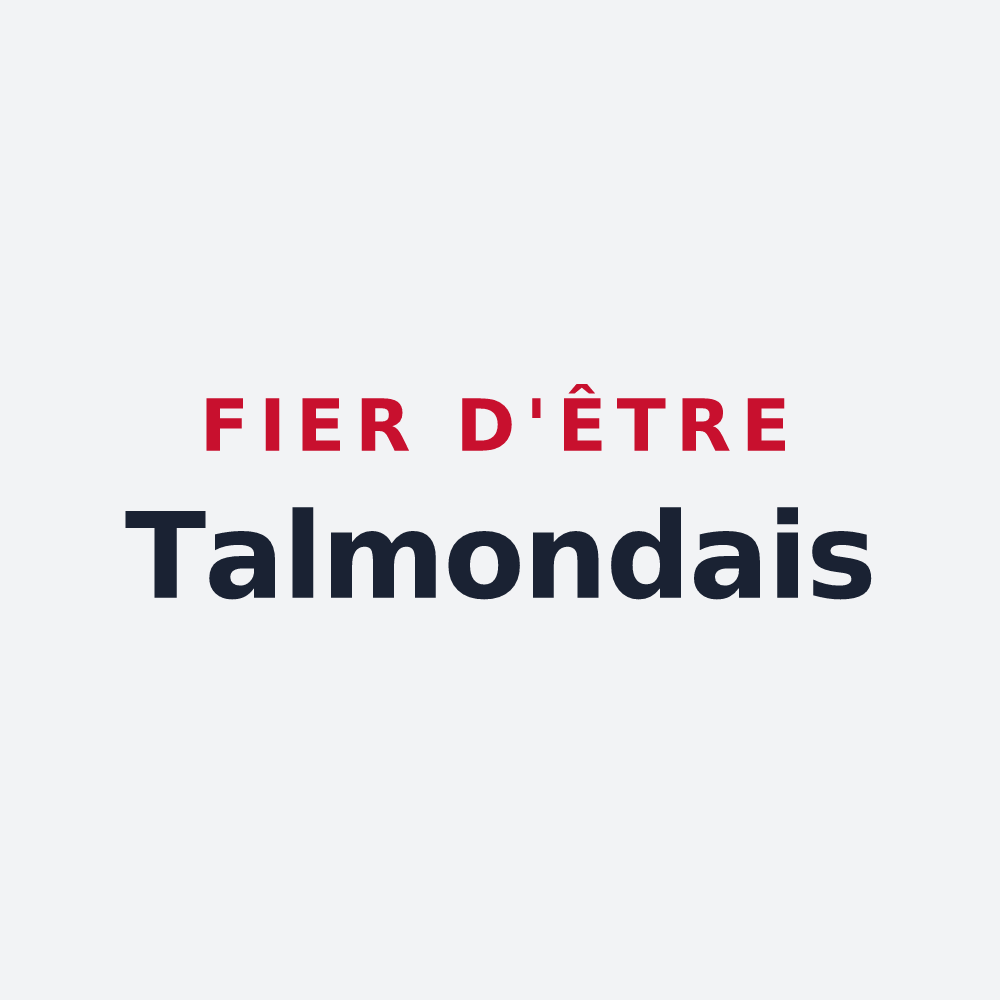 Poster « Fier d'être Talmondais » — design pour Talmont-Saint-Hilaire