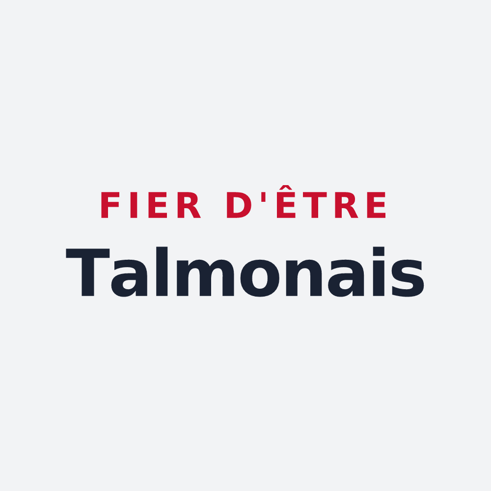 Poster « Fier d'être Talmonais » — design pour Talmont-sur-Gironde