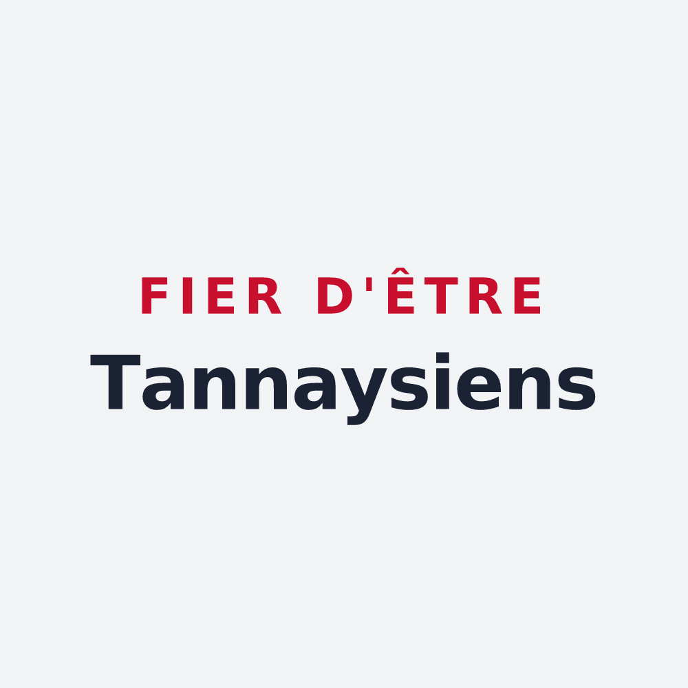 Poster « Fier d'être Tannaysiens » — design pour Tannay-le-Mont-Dieu