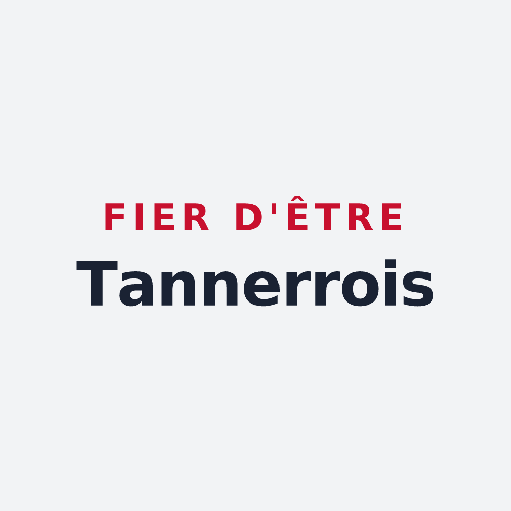 Poster « Fier d'être Tannerrois » — design pour Tannerre-en-Puisaye