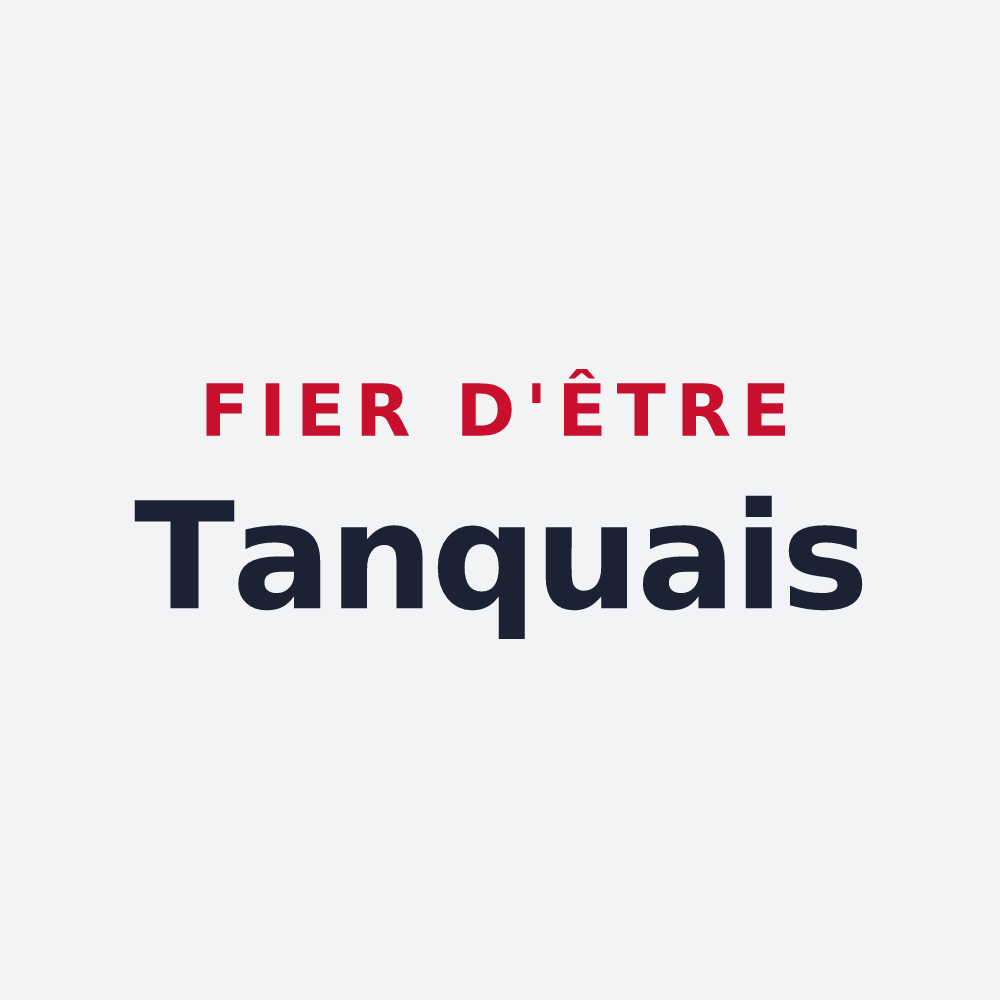 Poster « Fier d'être Tanquais » — design pour Tanques