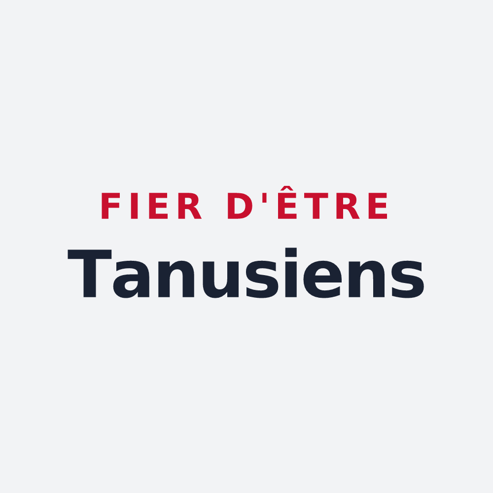 Poster « Fier d'être Tanusiens » — design pour Tanus