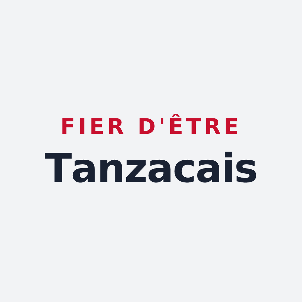 Poster « Fier d'être Tanzacais » — design pour Tanzac