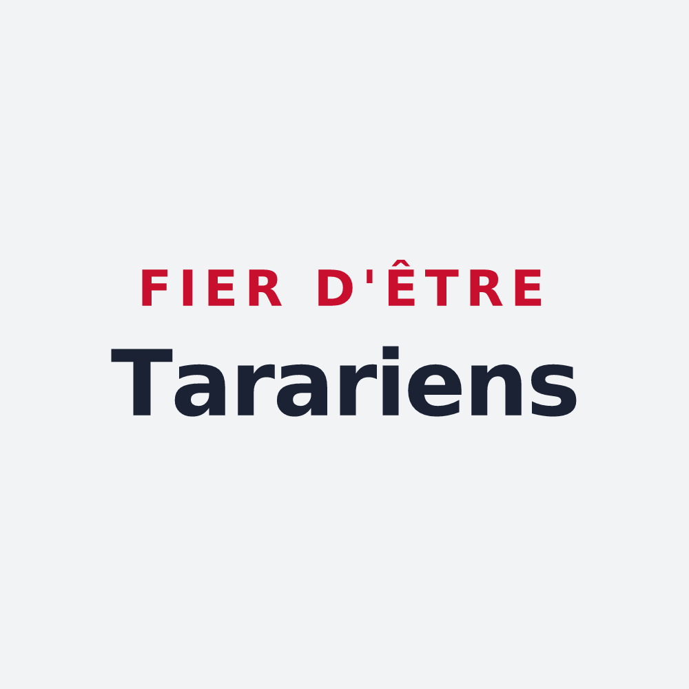 Poster « Fier d'être Tarariens » — design pour Tarare