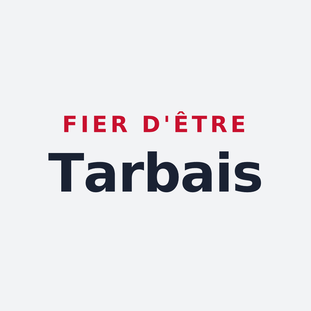 Poster « Fier d'être Tarbais » — design pour Tarbes