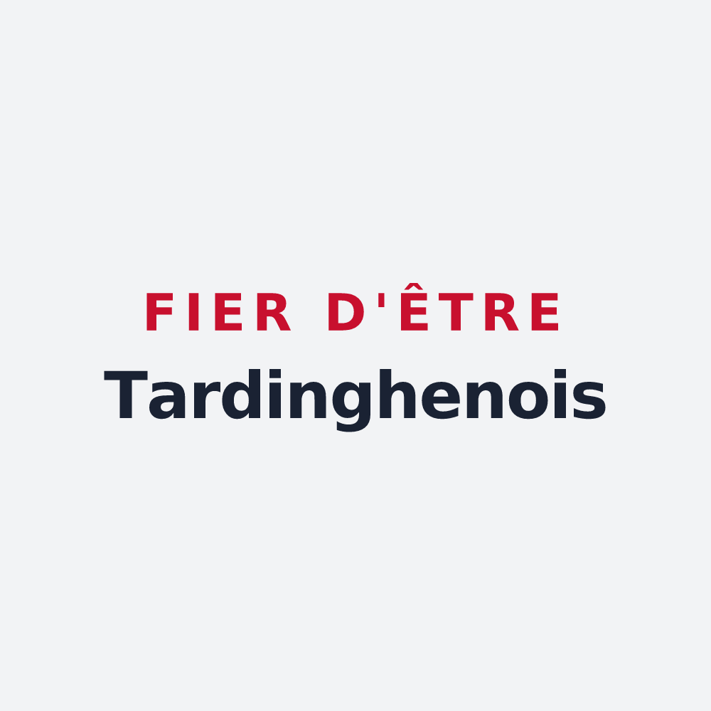 Poster « Fier d'être Tardinghenois » — design pour Tardinghen