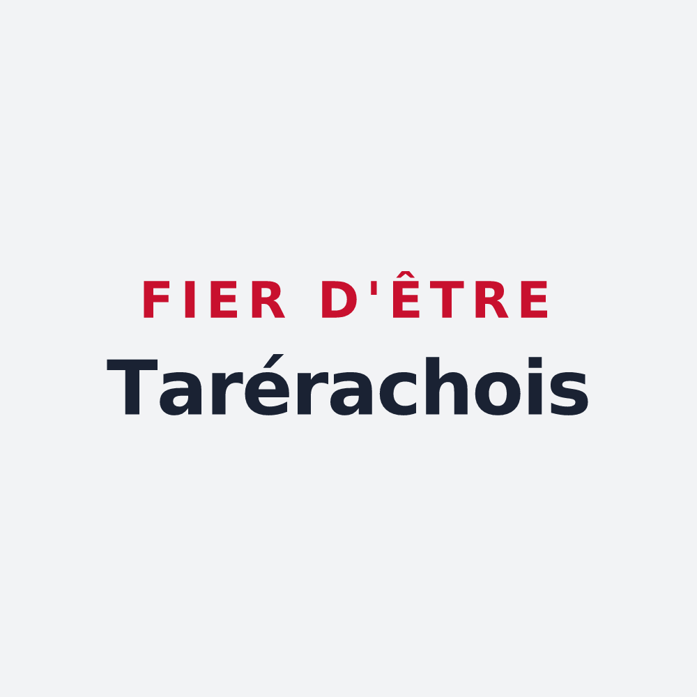 Poster « Fier d'être Tarérachois » — design pour Tarerach