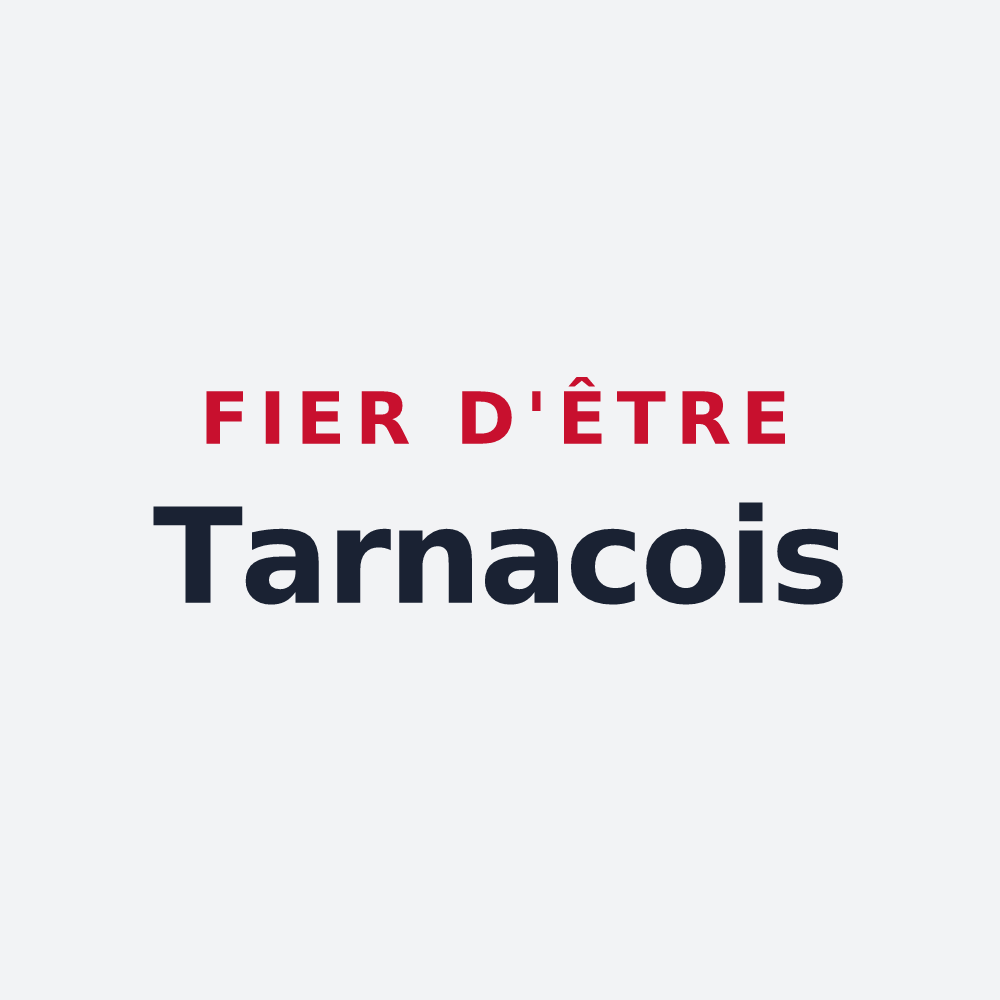 Poster « Fier d'être Tarnacois » — design pour Tarnac