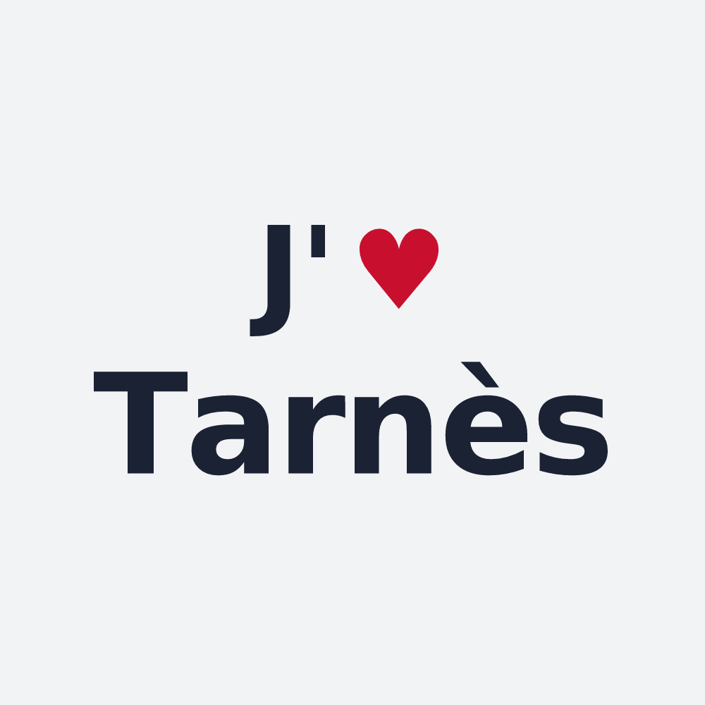 Poster personnalisé Tarnès — design J'aime Tarnès