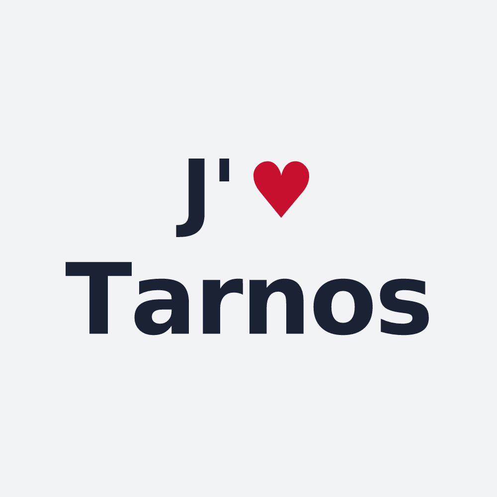 Poster personnalisé Tarnos — design J'aime Tarnos