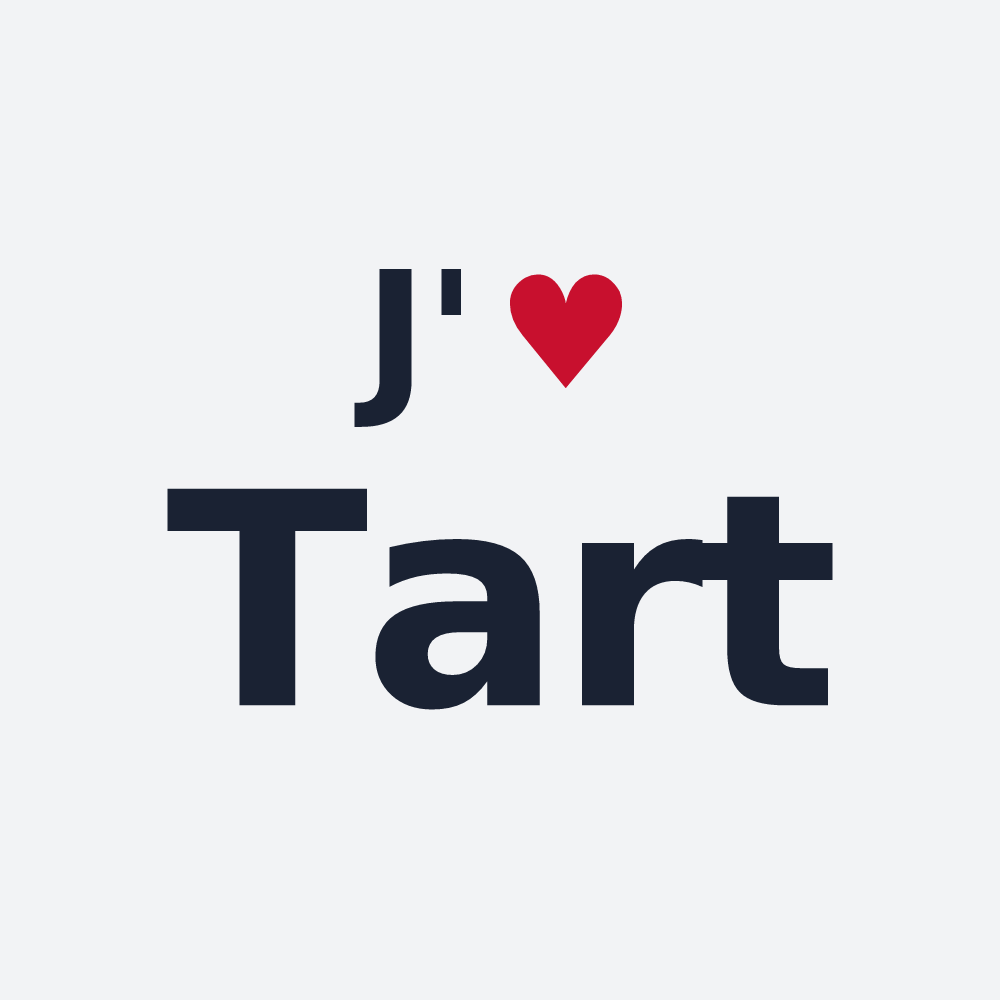 Poster personnalisé Tart — design J'aime Tart