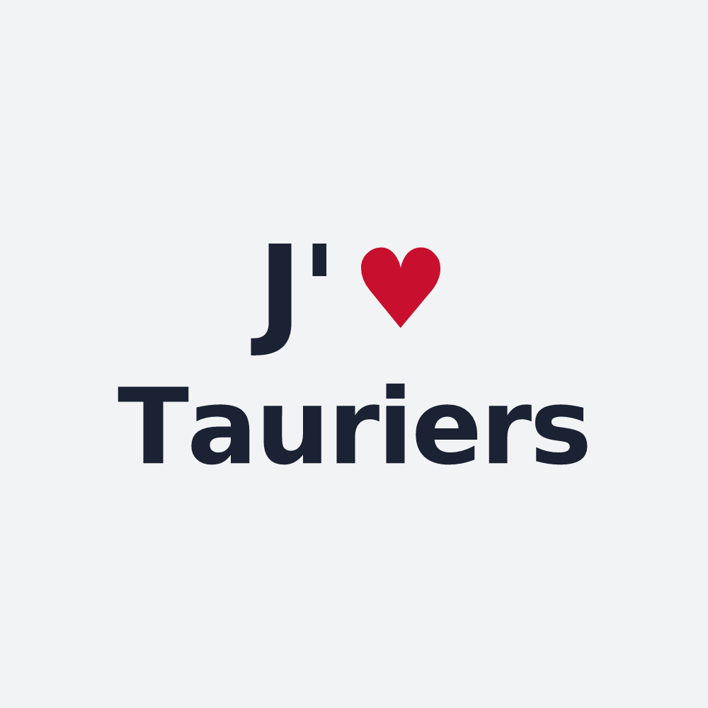 Poster personnalisé Tauriers — design J'aime Tauriers