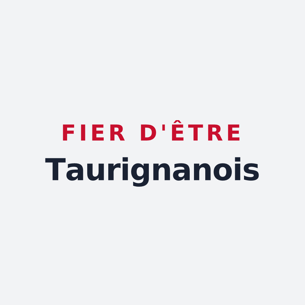 Poster « Fier d'être Taurignanois » — design pour Taurignan-Castet