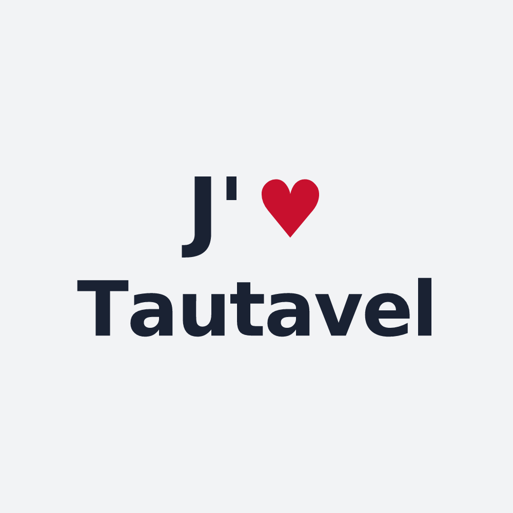 Poster personnalisé Tautavel — design J'aime Tautavel