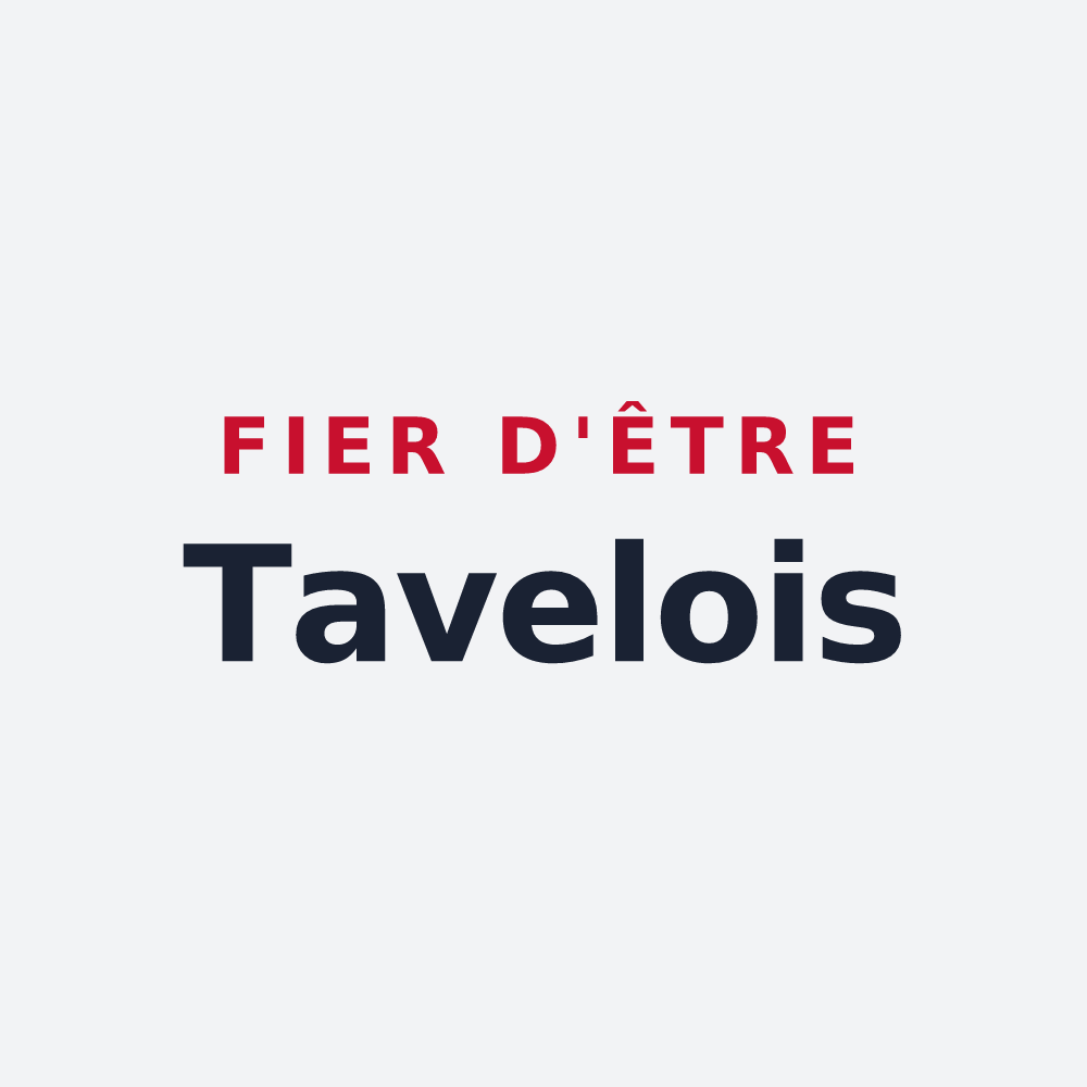 Poster « Fier d'être Tavelois » — design pour Tavaux-et-Pontséricourt