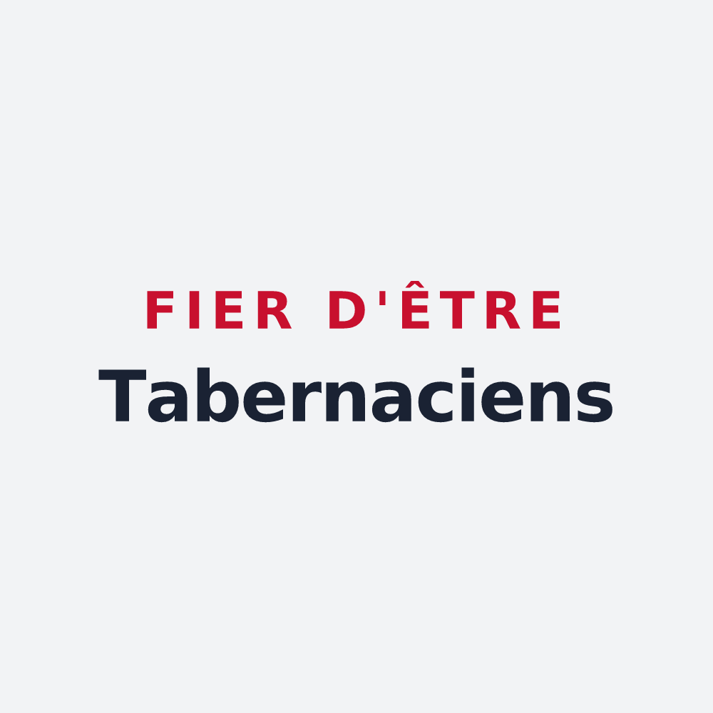 Poster « Fier d'être Tabernaciens » — design pour Taverny