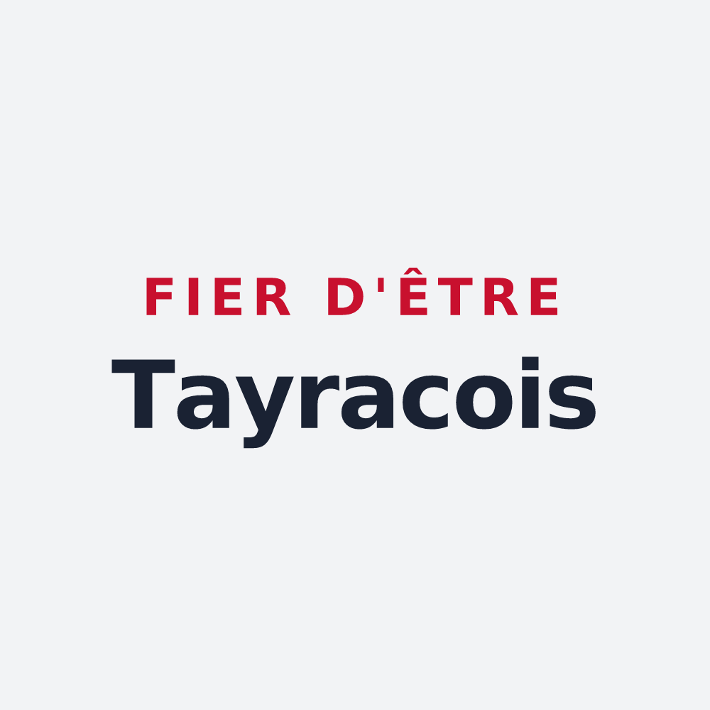 Poster « Fier d'être Tayracois » — design pour Tayrac