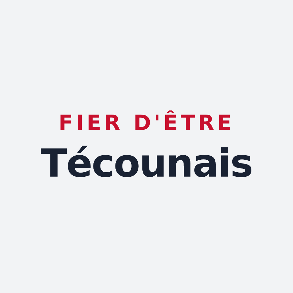 Poster « Fier d'être Técounais » — design pour Técou