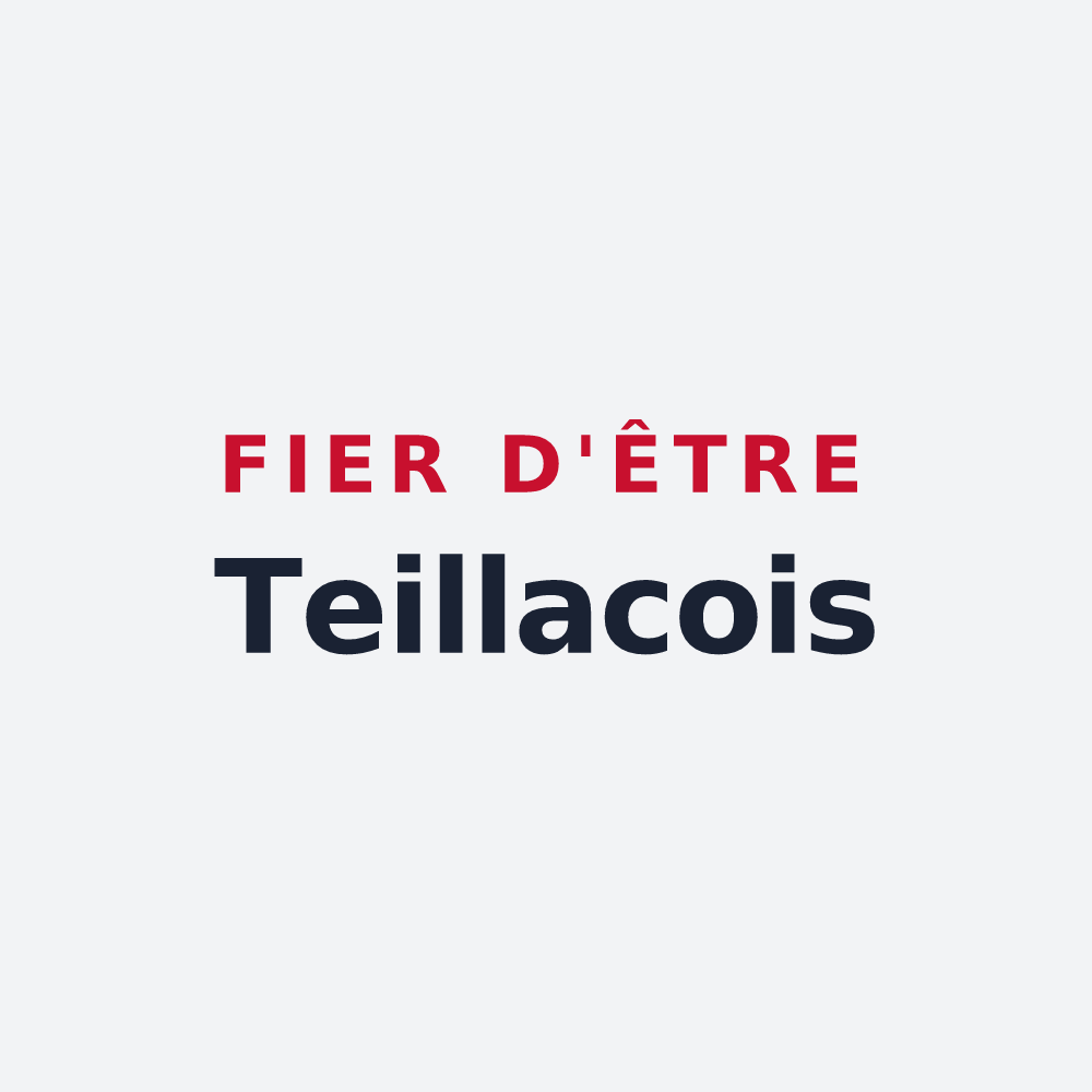 Poster « Fier d'être Teillacois » — design pour Teillay