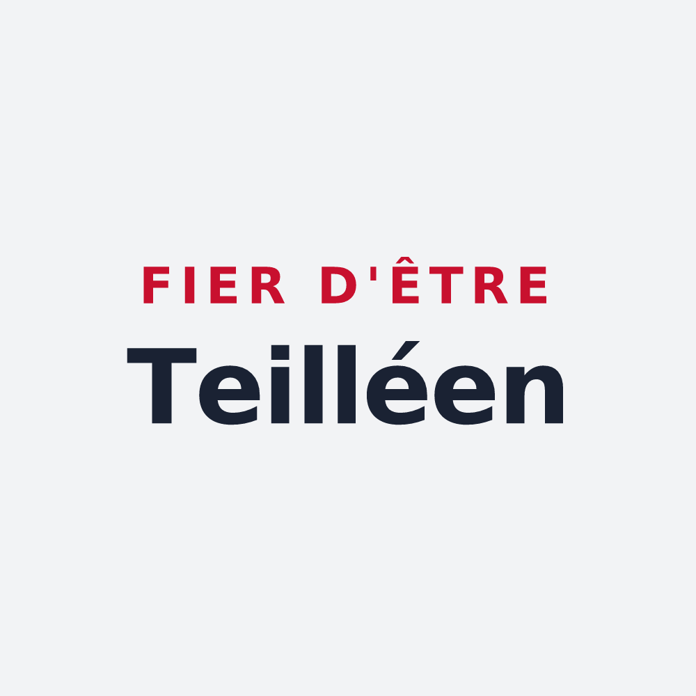 Poster « Fier d'être Teilléen » — design pour Teillé