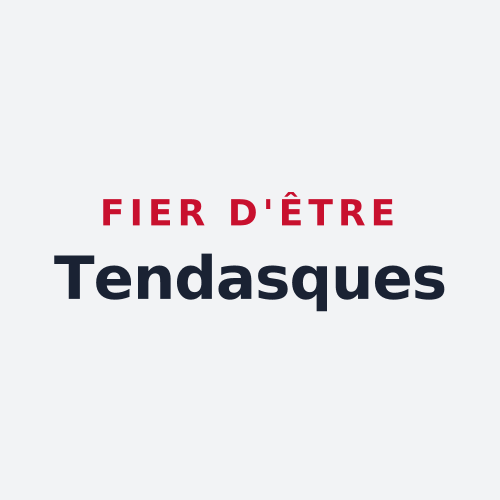 Poster « Fier d'être Tendasques » — design pour Tende