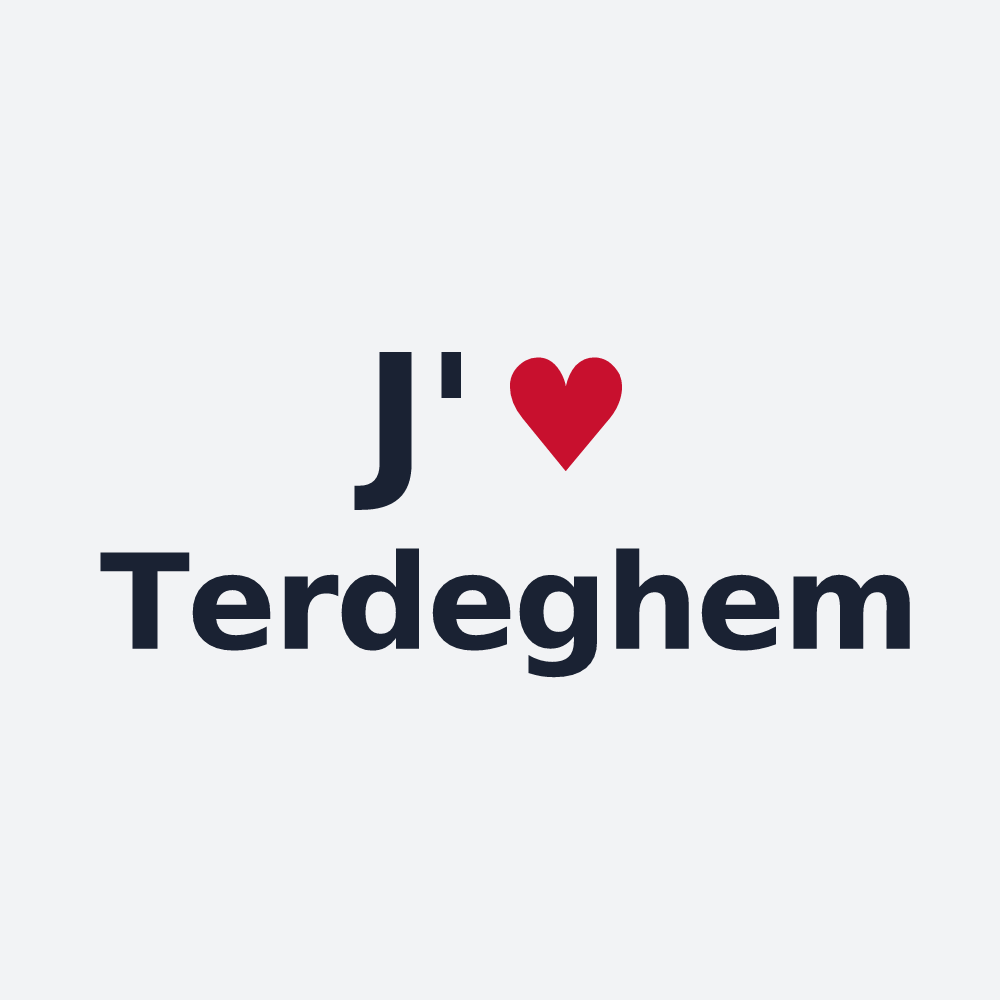 Poster personnalisé Terdeghem — design J'aime Terdeghem