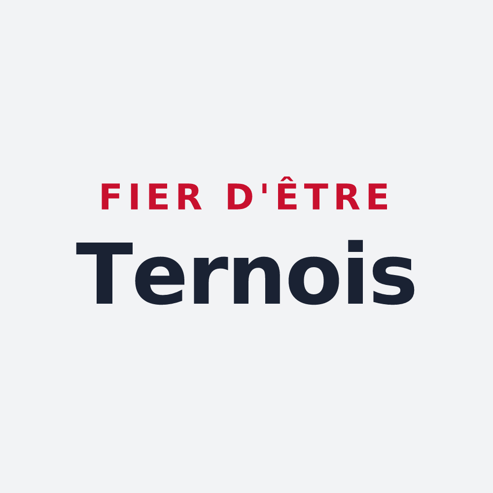 Poster « Fier d'être Ternois » — design pour Tergnier