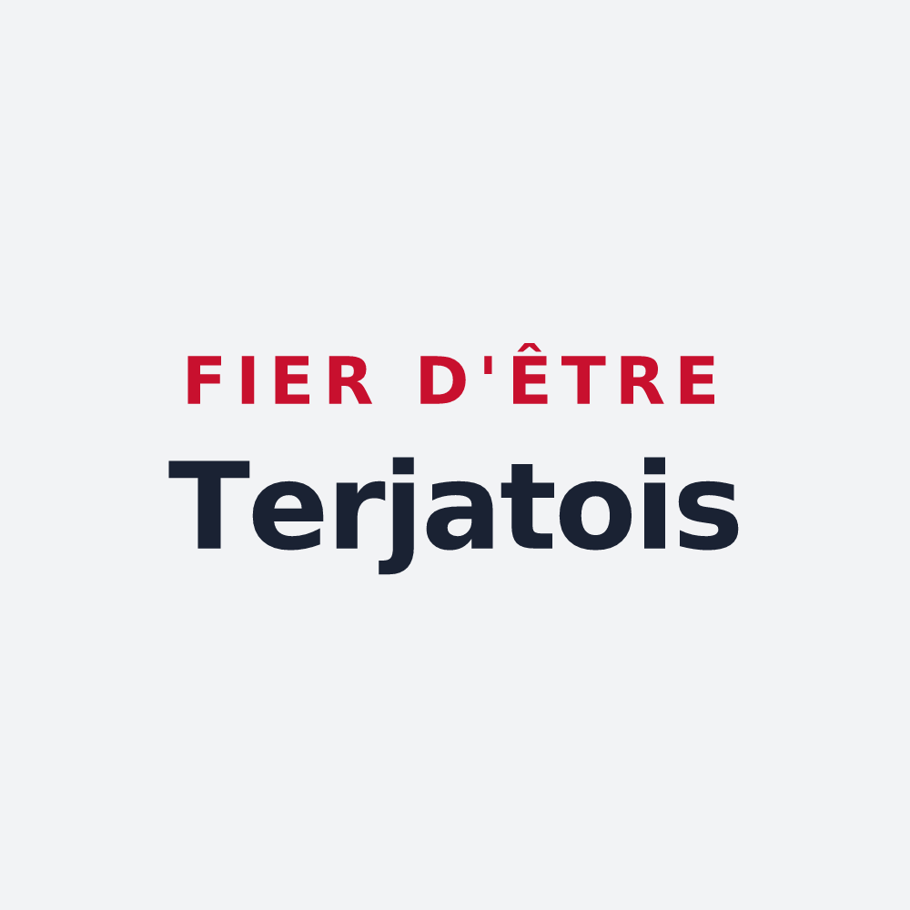 Poster « Fier d'être Terjatois » — design pour Terjat