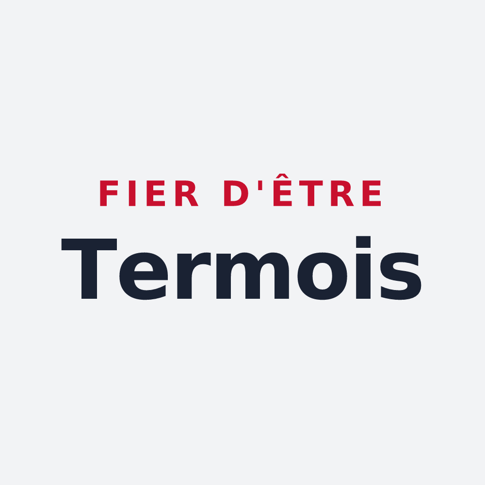 Poster « Fier d'être Termois » — design pour Termes-d'Armagnac