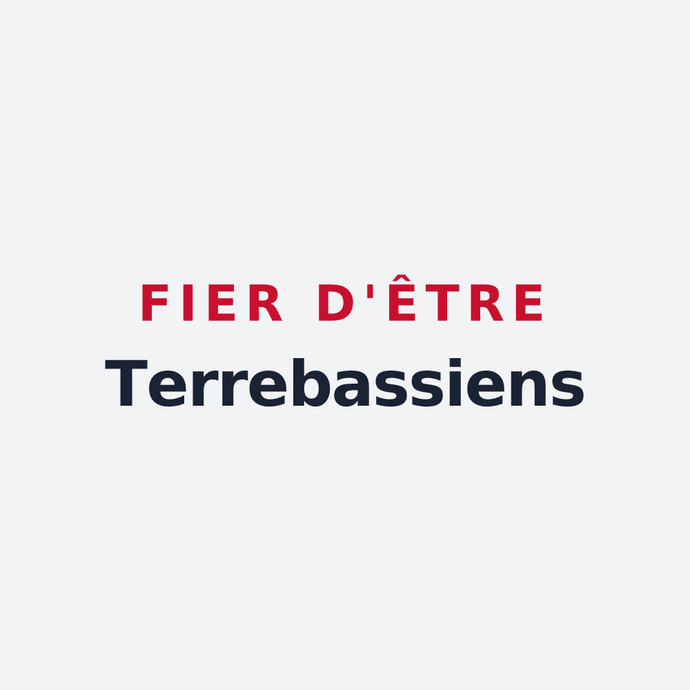 Poster « Fier d'être Terrebassiens » — design pour Terrebasse