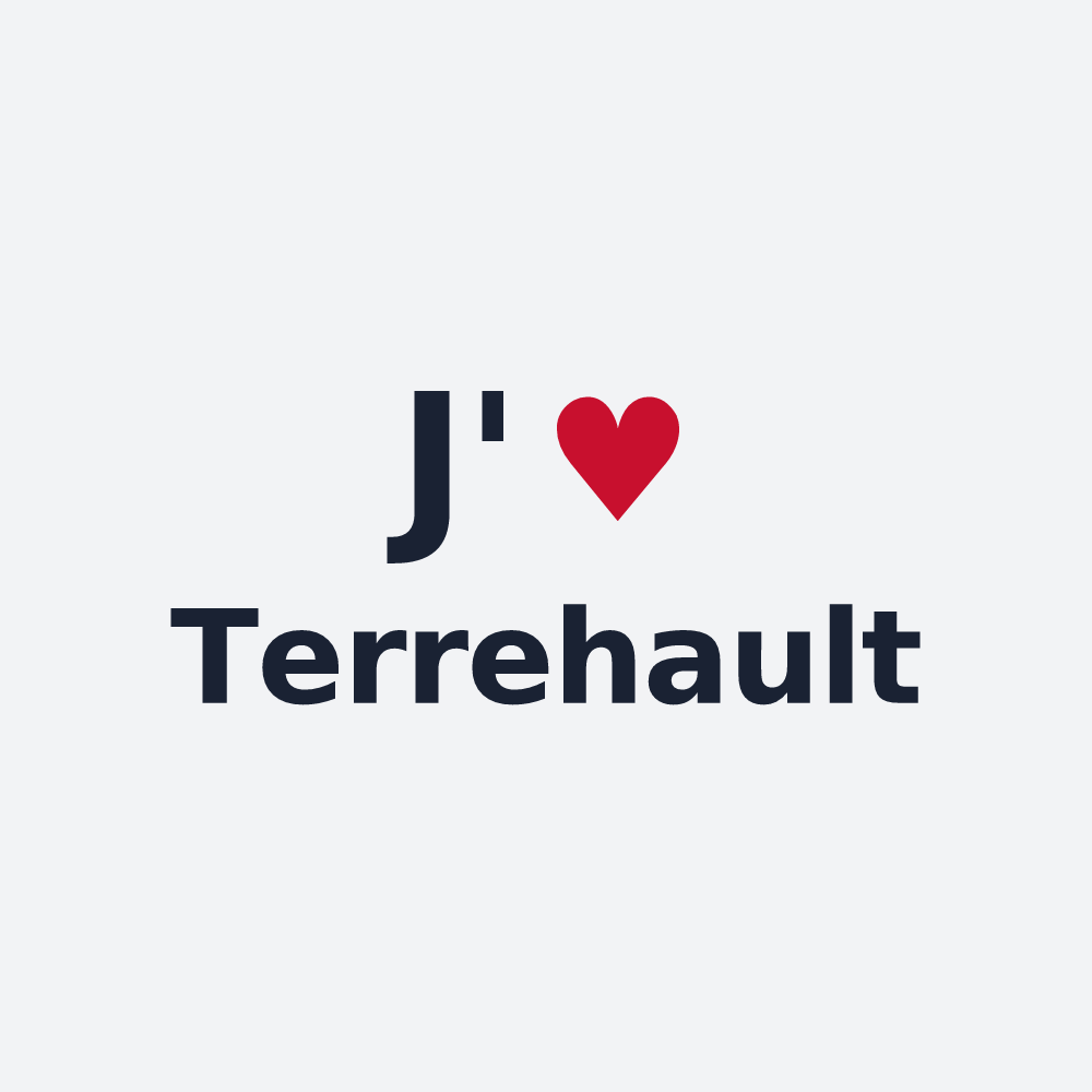 Poster personnalisé Terrehault — design J'aime Terrehault