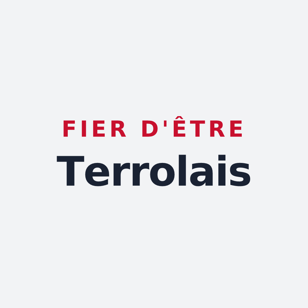 Poster « Fier d'être Terrolais » — design pour Terroles