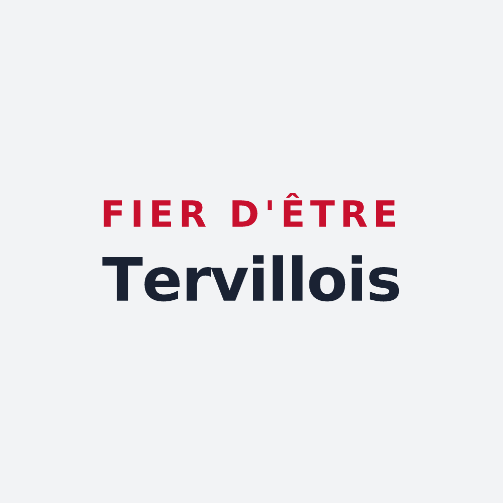 Poster « Fier d'être Tervillois » — design pour Terville