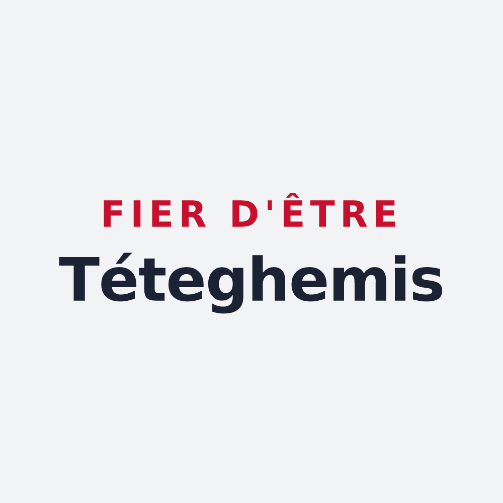 Poster « Fier d'être Téteghemis » — design pour Téteghem-Coudekerque-Village
