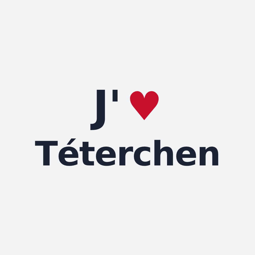 Poster personnalisé Téterchen — design J'aime Téterchen