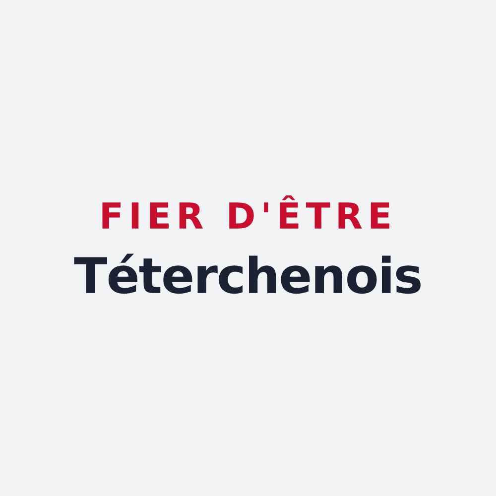 Poster « Fier d'être Téterchenois » — design pour Téterchen