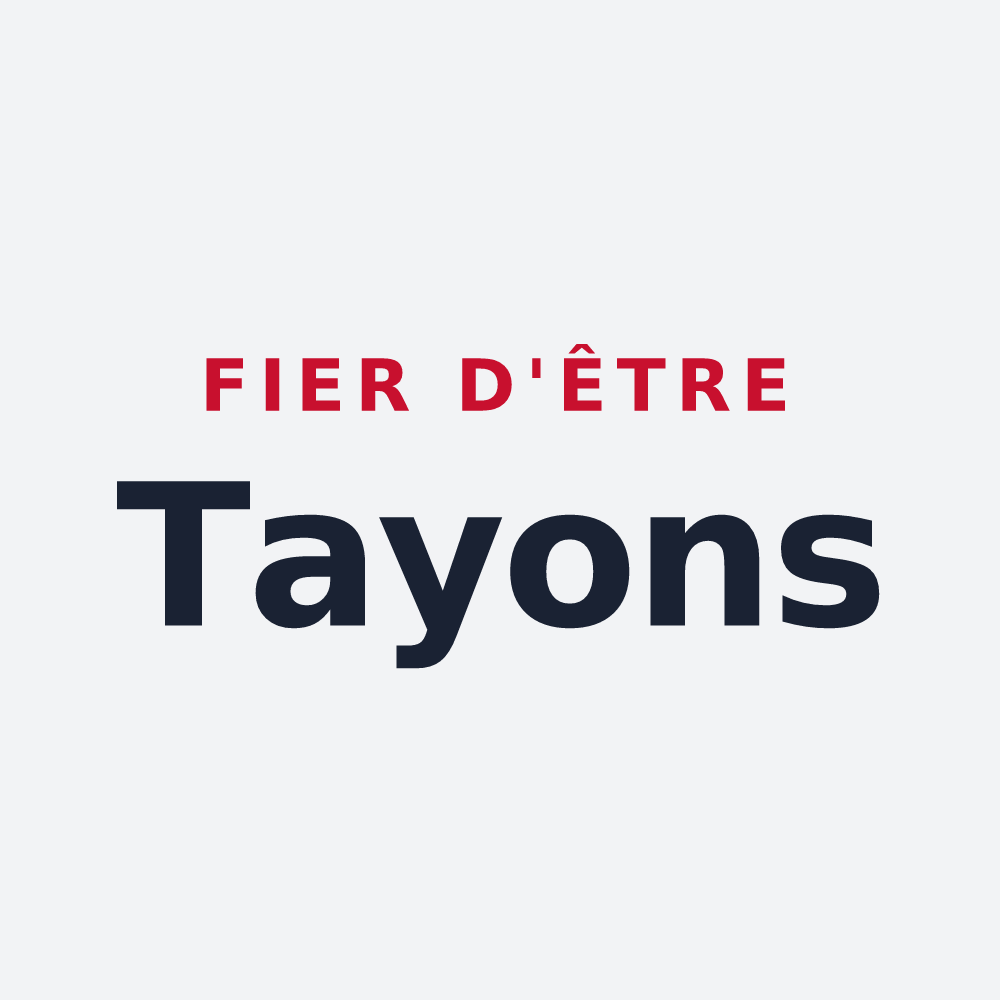 Poster « Fier d'être Tayons » — design pour Thaas