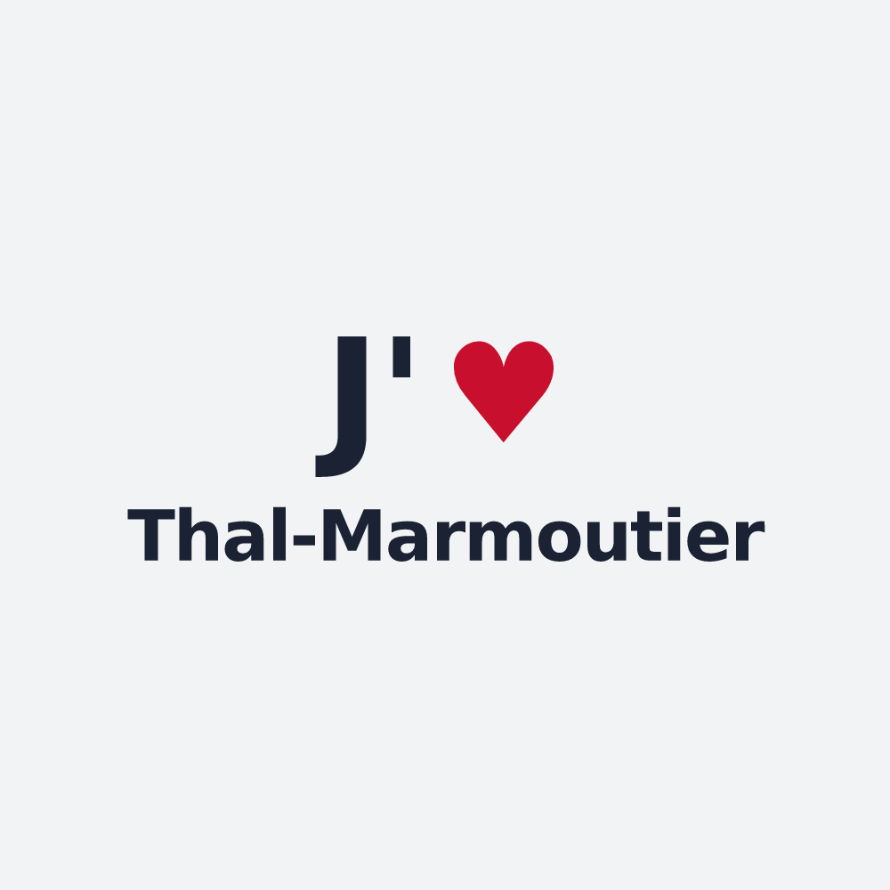 Poster personnalisé Thal-Marmoutier — design J'aime Thal-Marmoutier