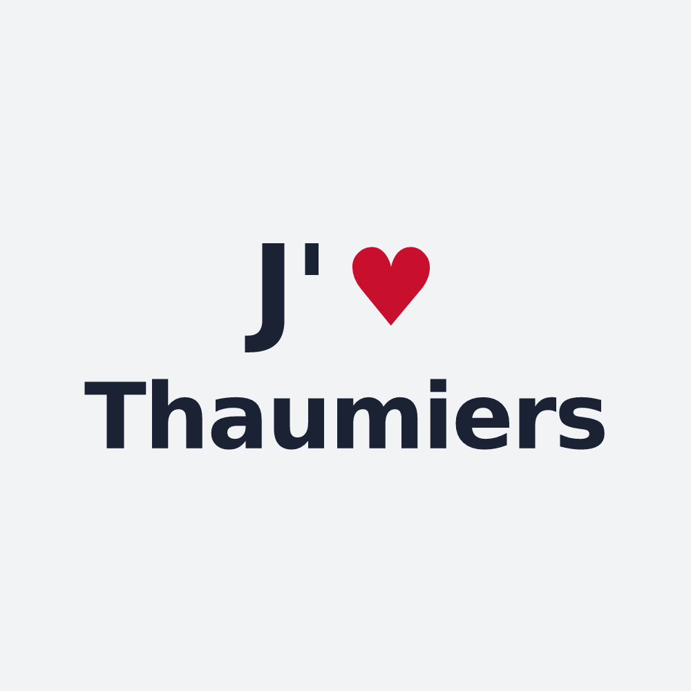 Poster personnalisé Thaumiers — design J'aime Thaumiers