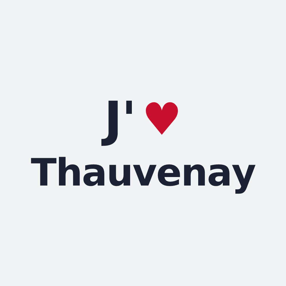 Poster personnalisé Thauvenay — design J'aime Thauvenay