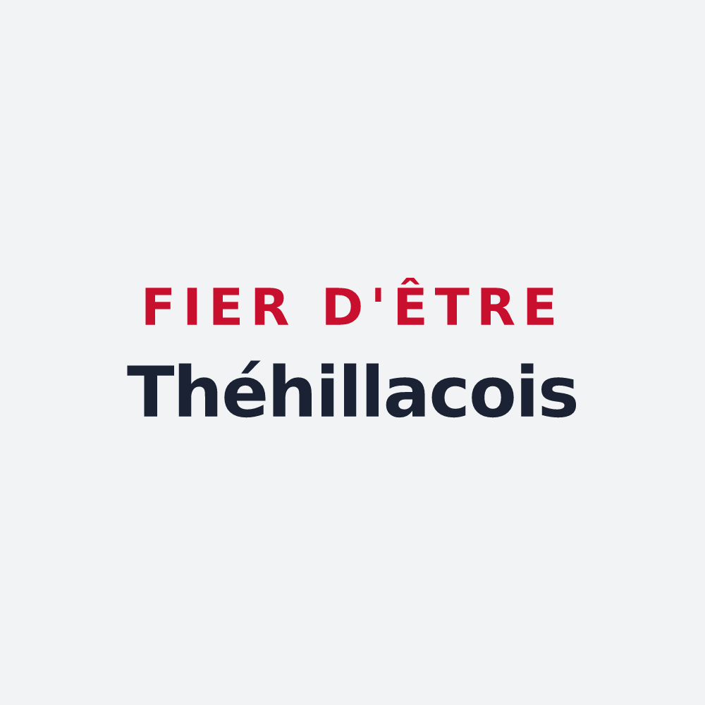Poster « Fier d'être Théhillacois » — design pour Théhillac