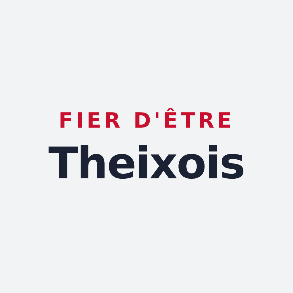 Poster « Fier d'être Theixois » — design pour Theix-Noyalo