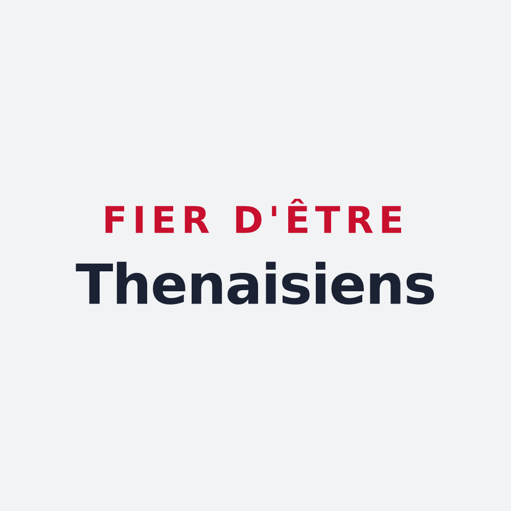 Poster « Fier d'être Thenaisiens » — design pour Thenay